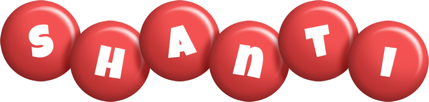 Shanti candy-red logo