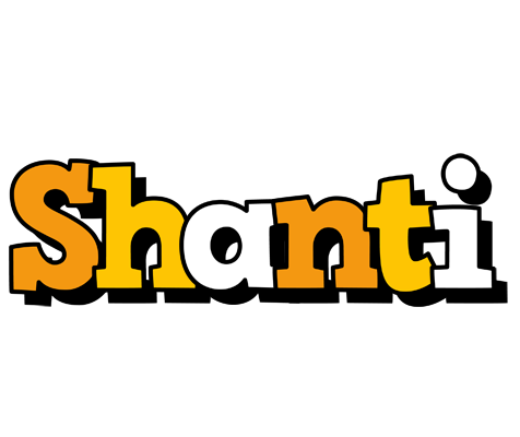 Shanti cartoon logo