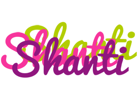 Shanti flowers logo