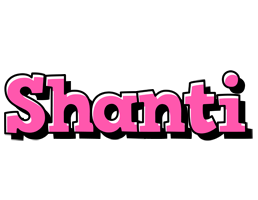 Shanti girlish logo