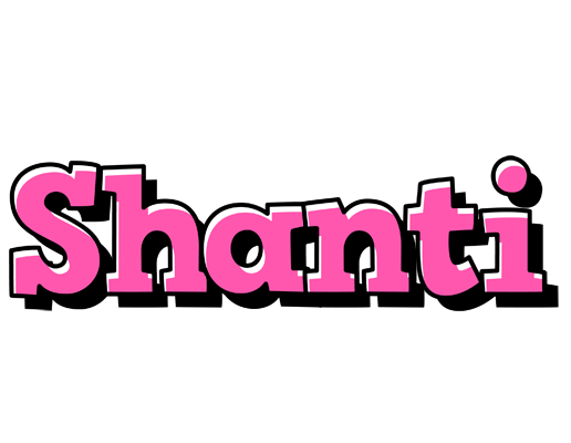 Shanti girlish logo
