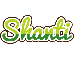 Shanti golfing logo