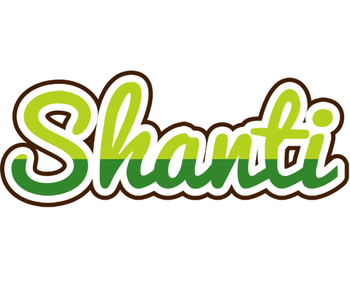 Shanti golfing logo