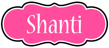 Shanti invitation logo