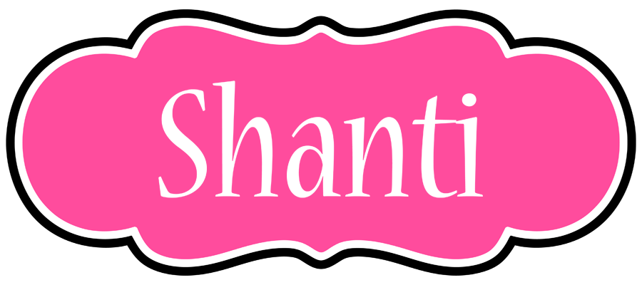 Shanti invitation logo