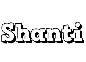 Shanti snowing logo