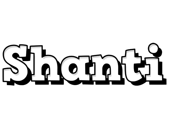 Shanti snowing logo