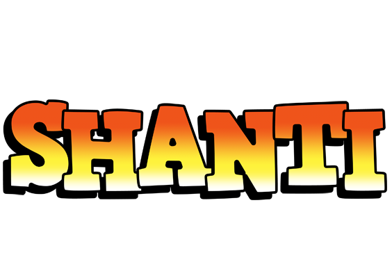 Shanti sunset logo