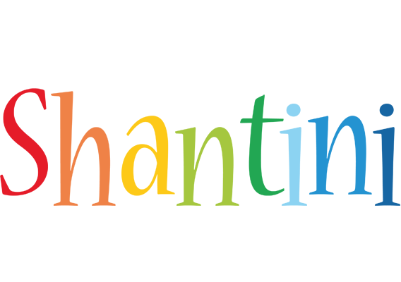 Shantini birthday logo
