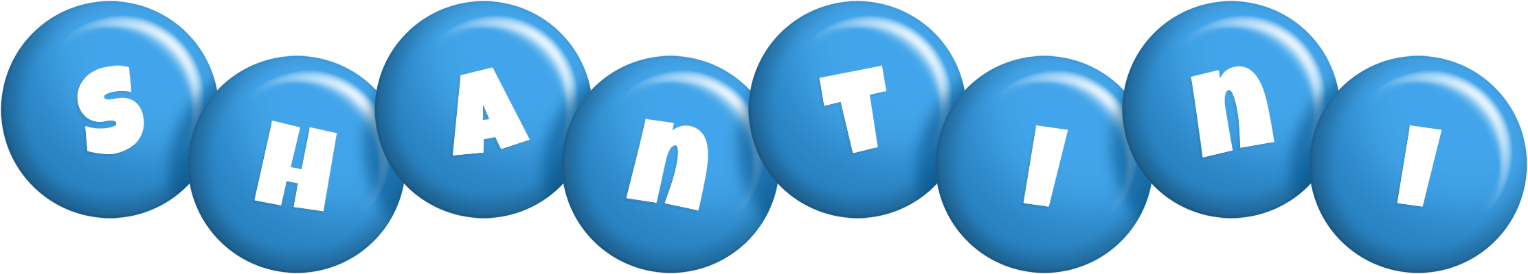 Shantini candy-blue logo