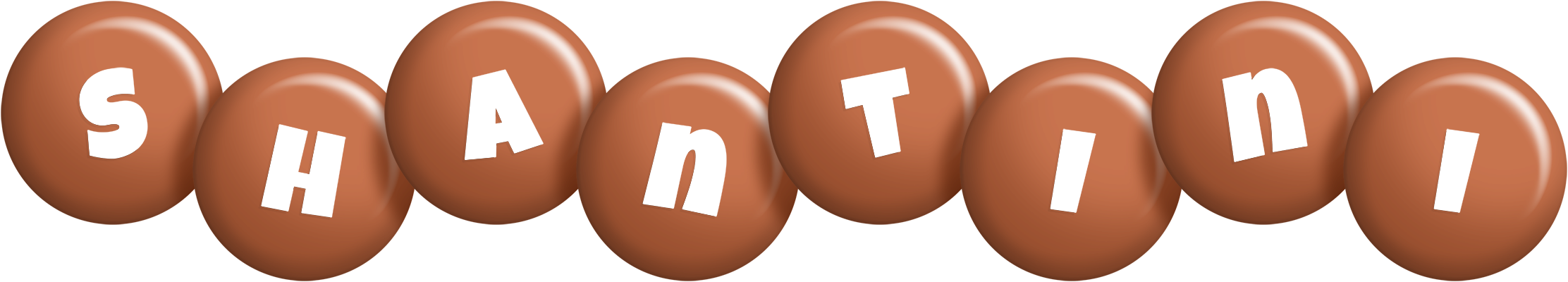Shantini candy-brown logo