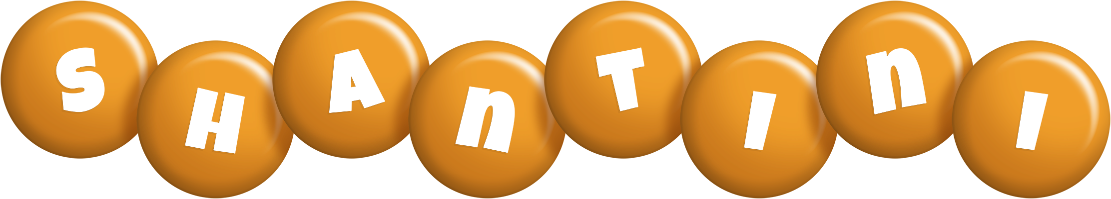 Shantini candy-orange logo