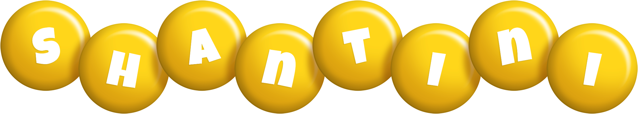 Shantini candy-yellow logo