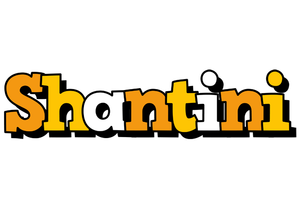 Shantini cartoon logo