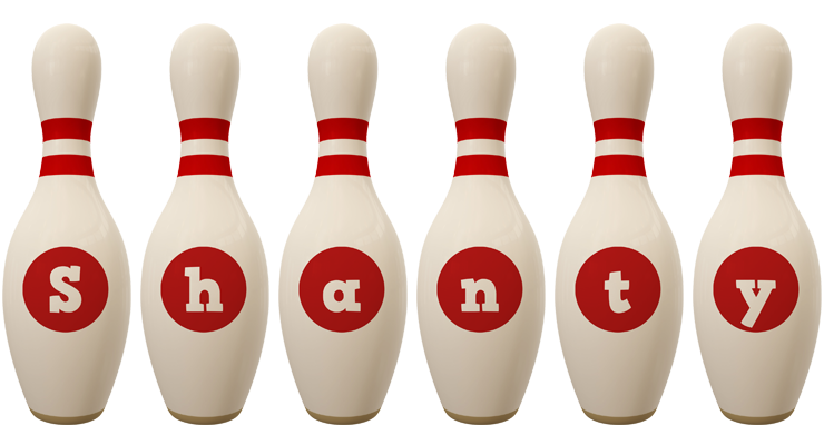 Shanty bowling-pin logo