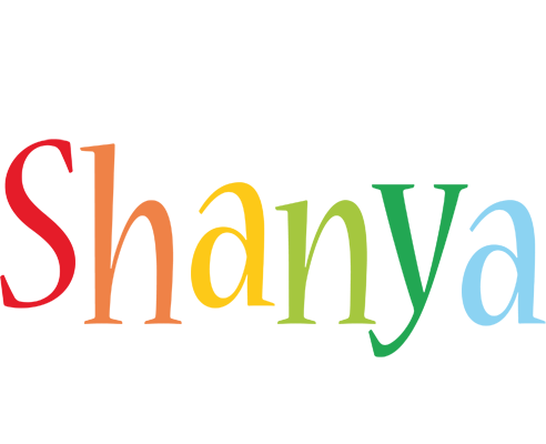 Shanya birthday logo