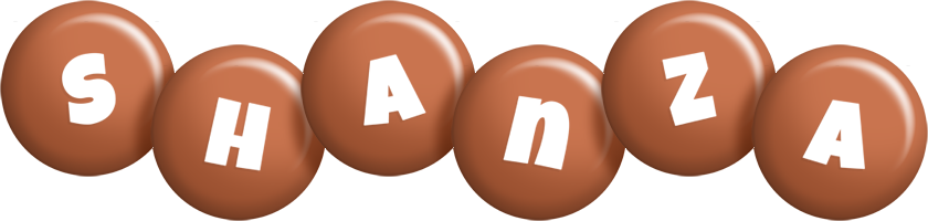 Shanza candy-brown logo