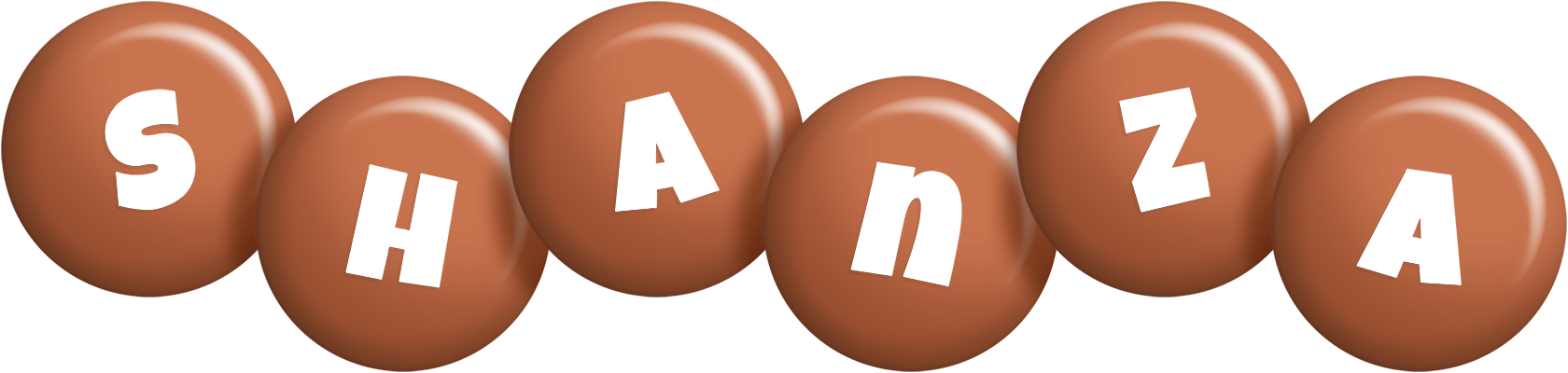 Shanza candy-brown logo