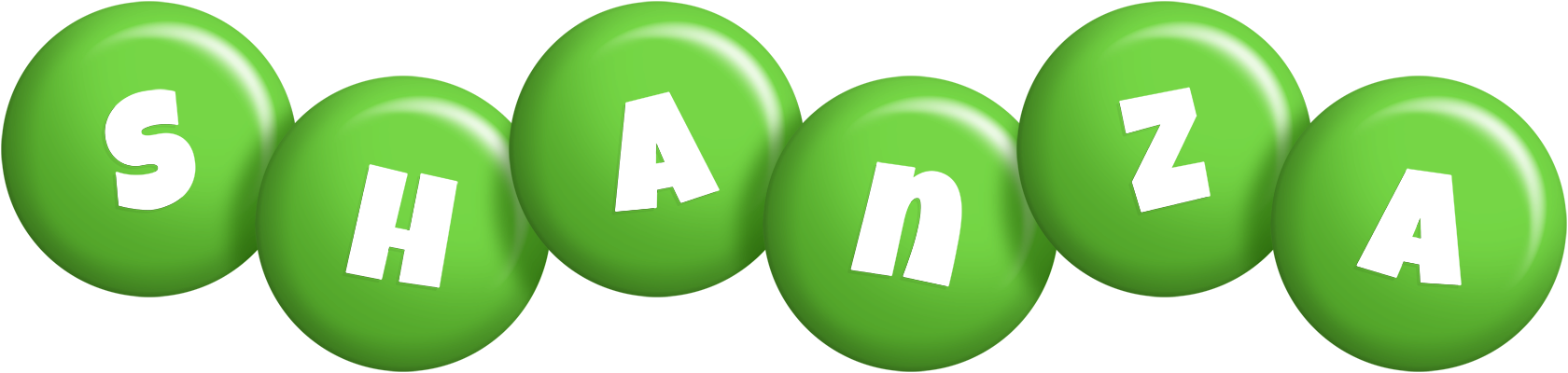 Shanza candy-green logo