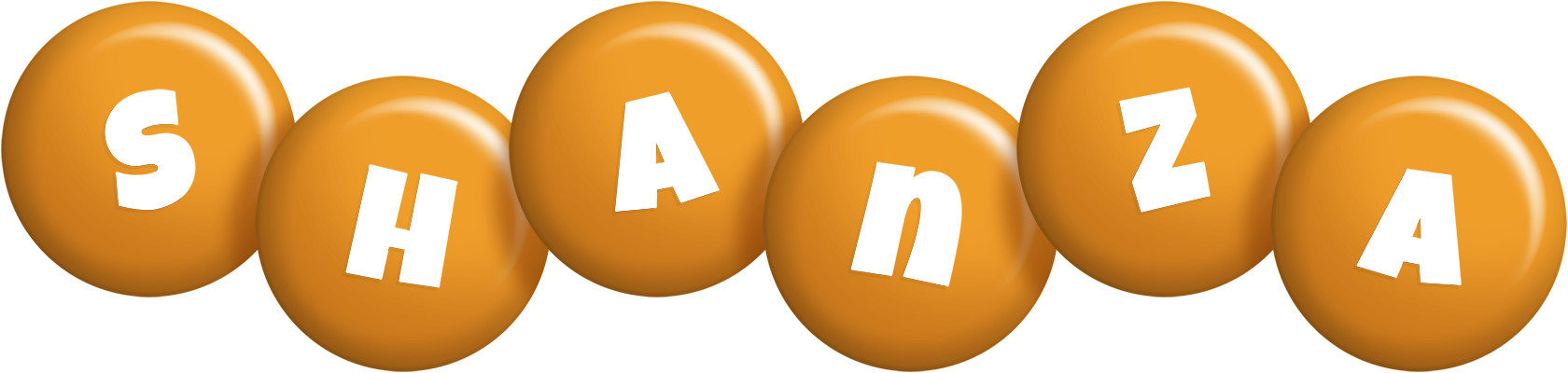 Shanza candy-orange logo