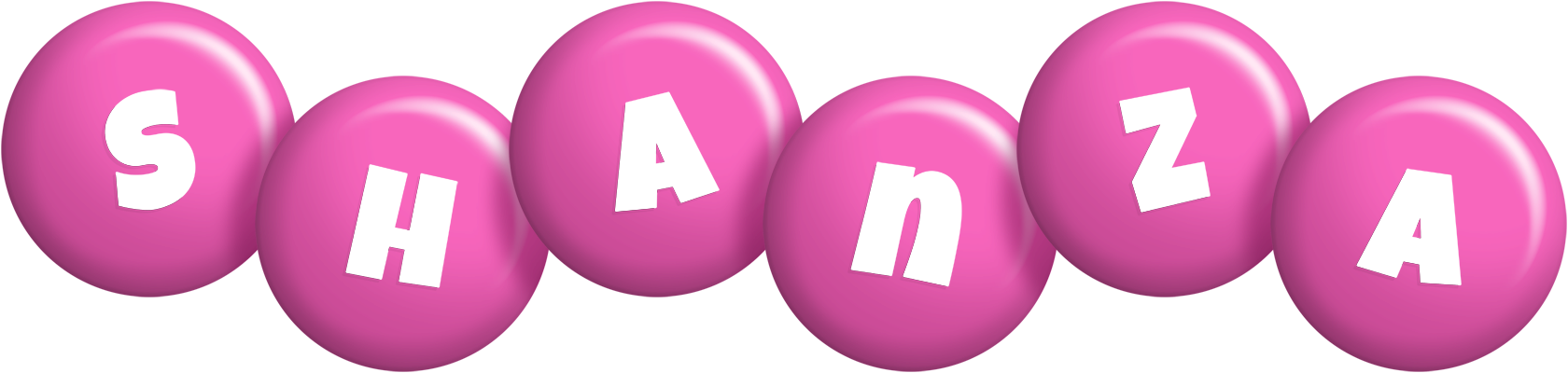 Shanza candy-pink logo