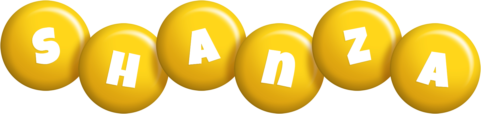 Shanza candy-yellow logo