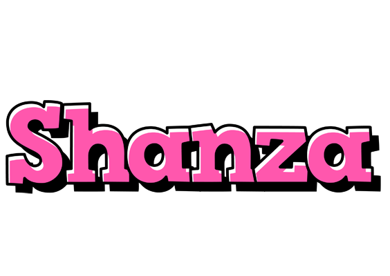 Shanza girlish logo