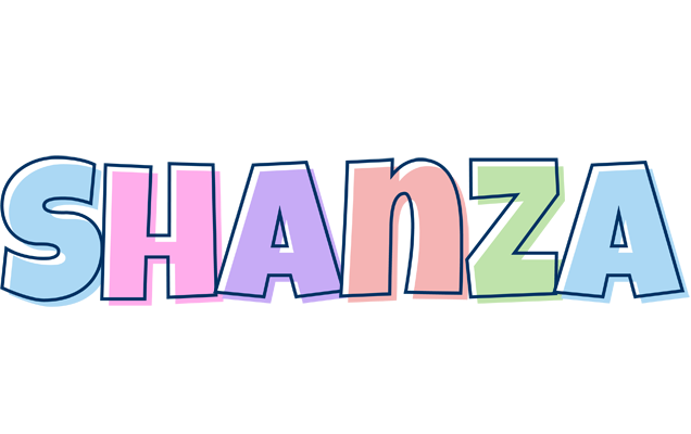 Shanza pastel logo