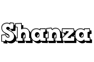 Shanza snowing logo