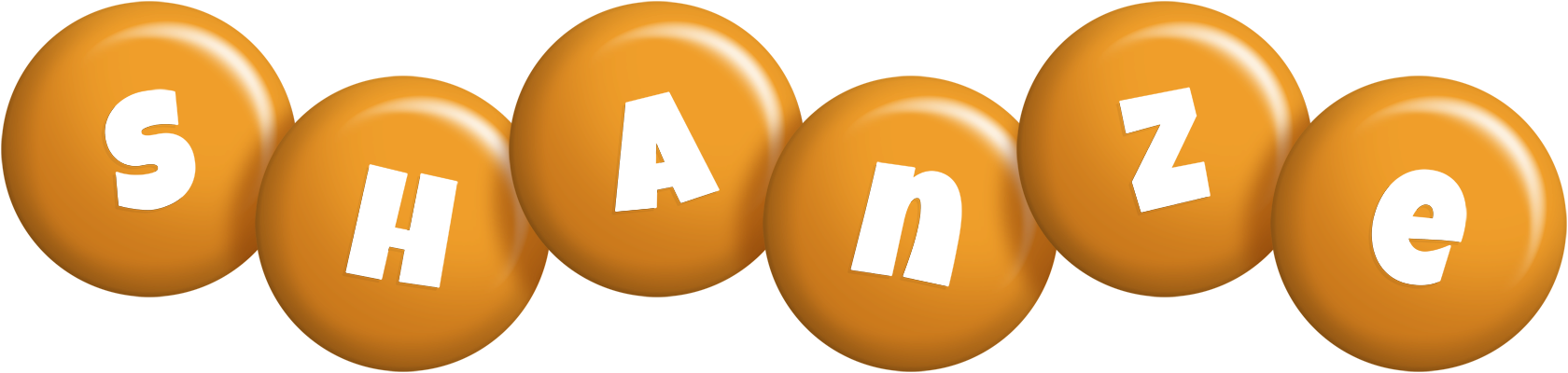 Shanze candy-orange logo