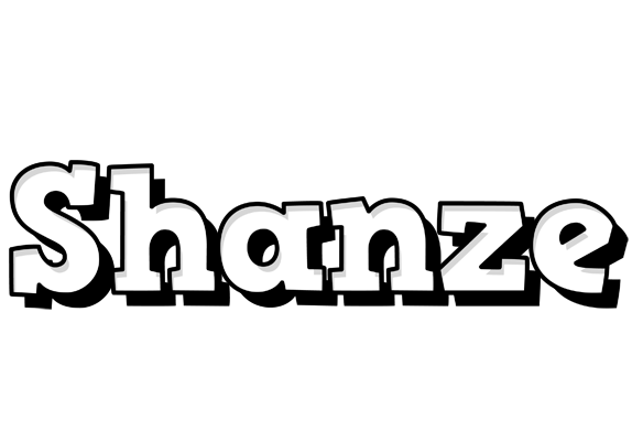 Shanze snowing logo