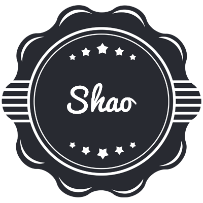 Shao badge logo