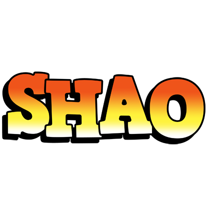 Shao sunset logo
