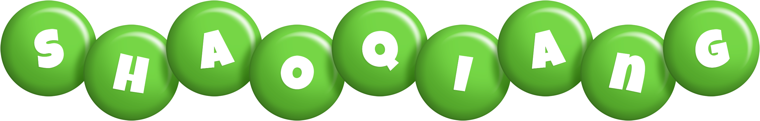 Shaoqiang candy-green logo
