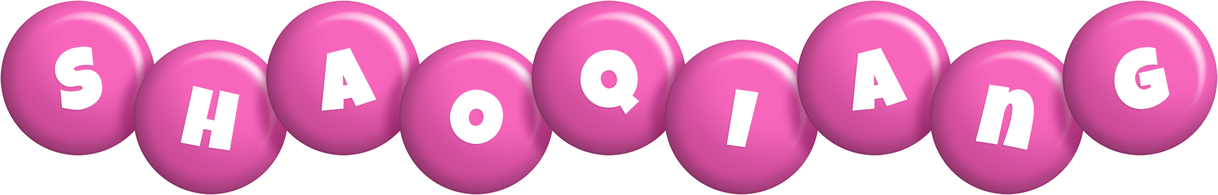 Shaoqiang candy-pink logo