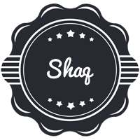 Shaq badge logo