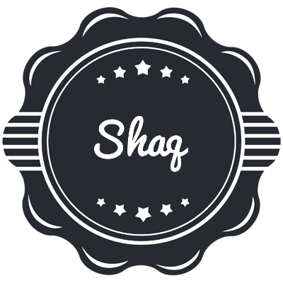 Shaq badge logo
