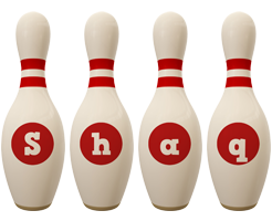 Shaq bowling-pin logo