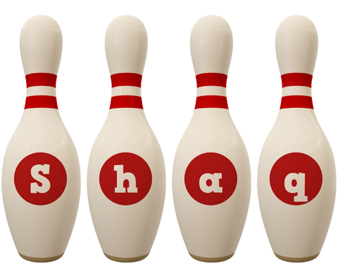 Shaq bowling-pin logo