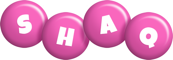 Shaq candy-pink logo