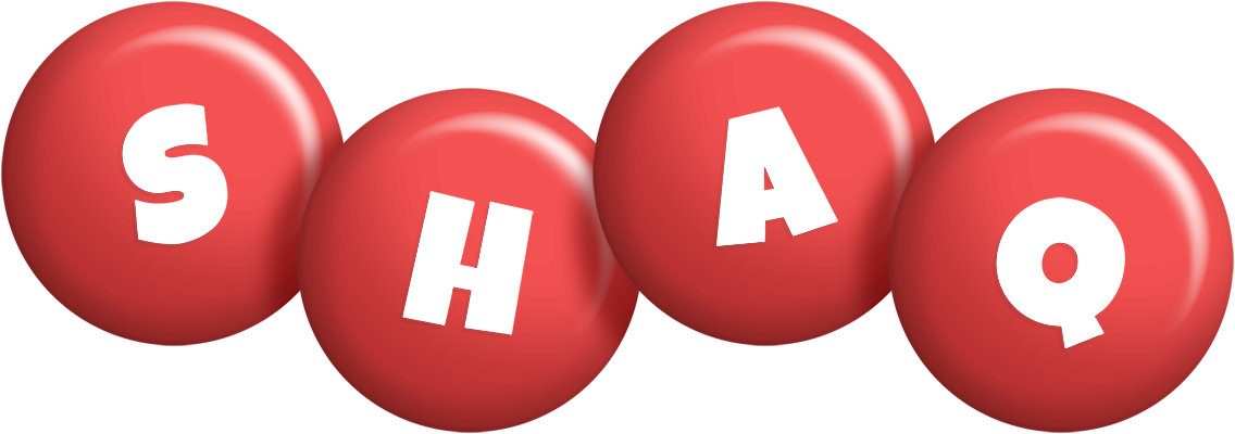 Shaq candy-red logo