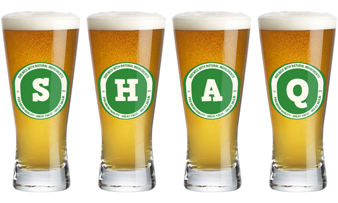 Shaq lager logo