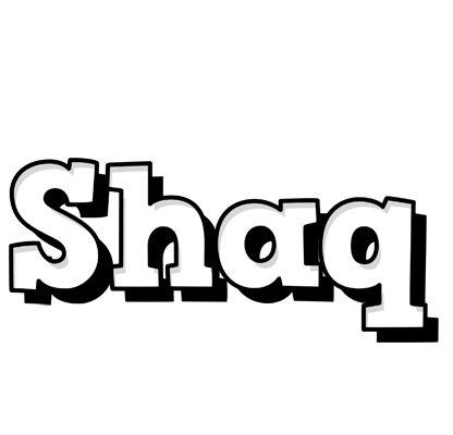 Shaq snowing logo