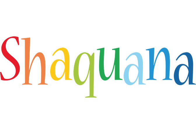 Shaquana birthday logo