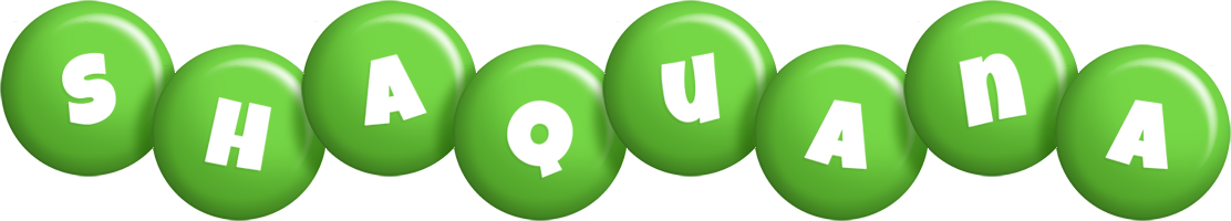 Shaquana candy-green logo