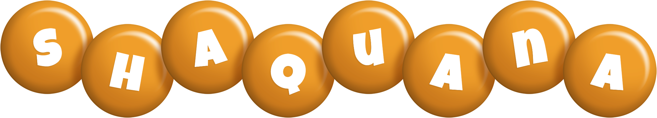 Shaquana candy-orange logo