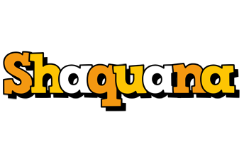 Shaquana cartoon logo