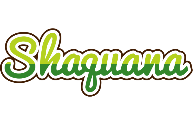 Shaquana golfing logo