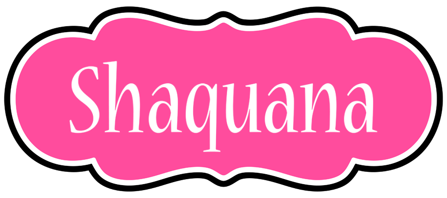 Shaquana invitation logo