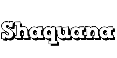 Shaquana snowing logo